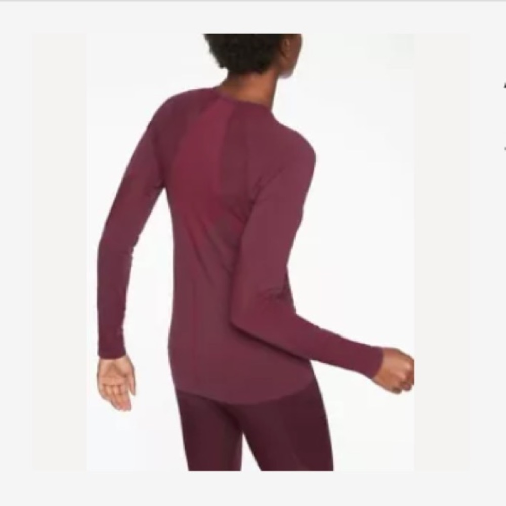 NEW✨ATHLETA Caliber Seamless Top / Auberge / Candy Apple / XS - Picture 1 of 16